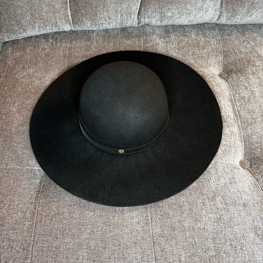 Tory Burch Brown Wide-Brim Hat